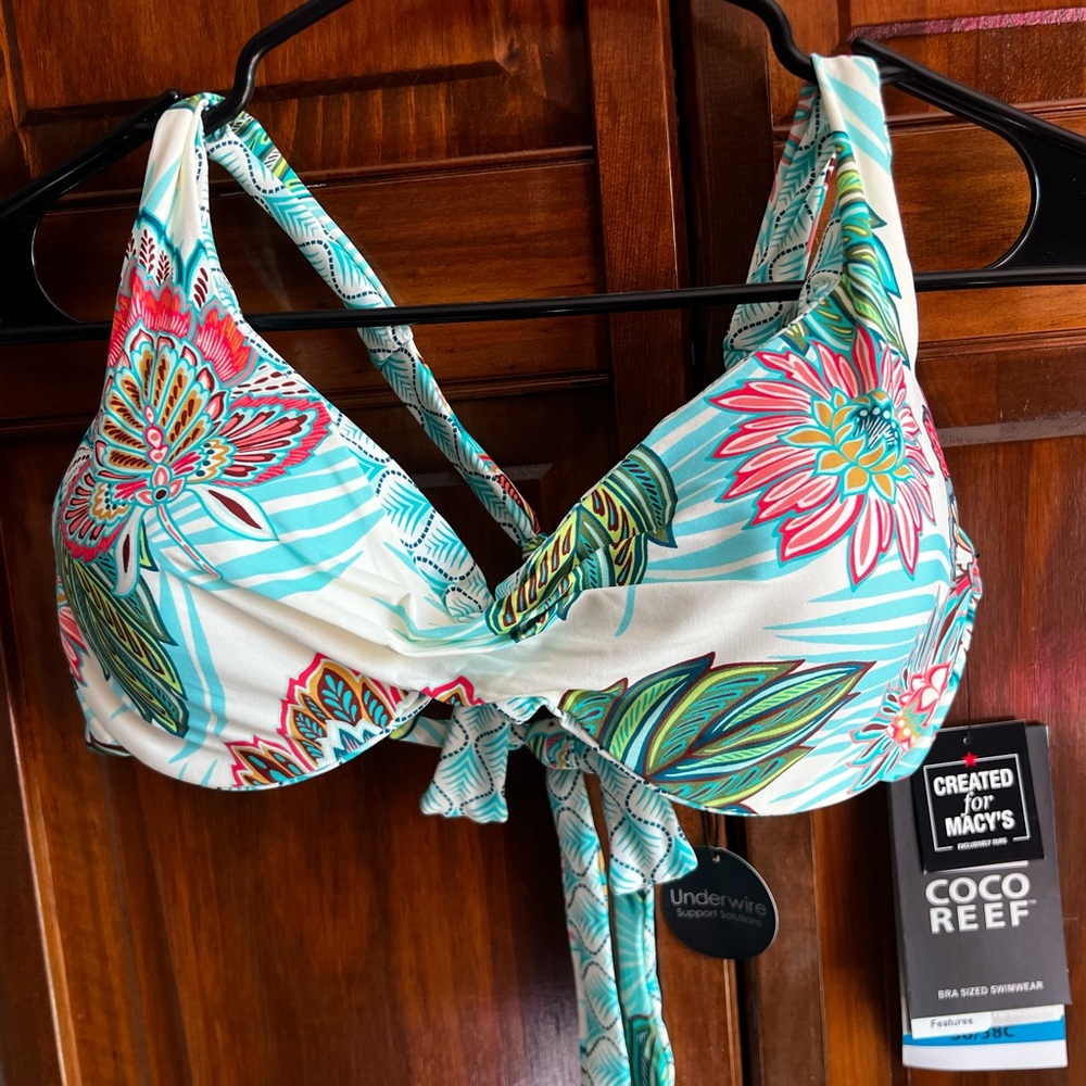 Coco Reef Floral Bikini Top